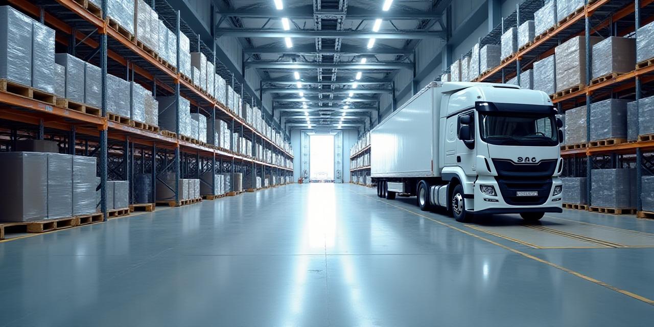 Modern logistics warehouse facility