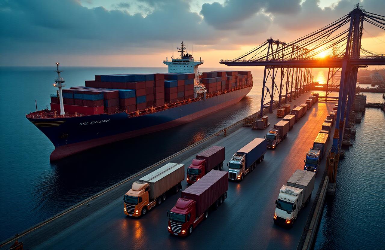Large scale freight shipping and logistics operations in Simi Valley